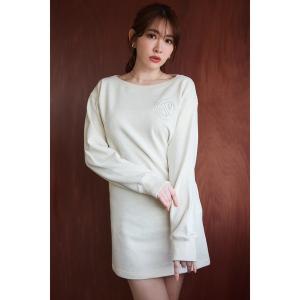 Her lip to トレーナー スウェット H Logo Puff-Sleeve Sweatshirt