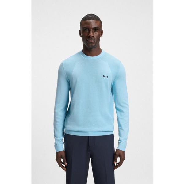 tシャツ コットンブレンド セーター ボディマッピング＆コントラストロゴ メンズ