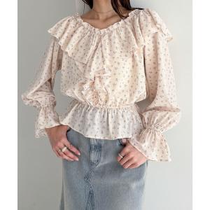 ブラウス シャツ 2WAYボリュームフリルブラウ...の商品画像