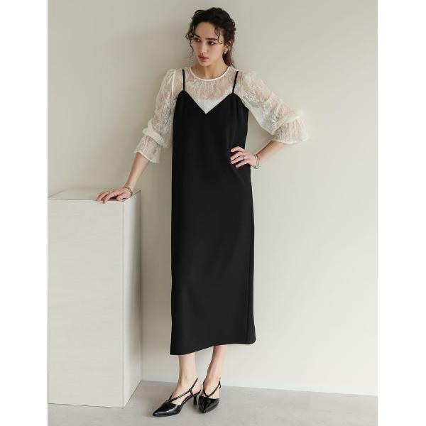 ワンピース 「オケージョン セレモニー」「低身長/高身長サイズ有」「お家で洗える」ストレッチミックス...