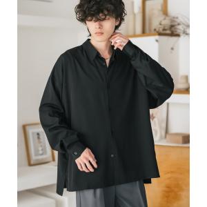 シャツ 新色追加 接触冷感 オーバーサイズとろみストレッチレギュラーカラー長袖シャツ メンズ レディース｜ZOZOTOWN Yahoo!店