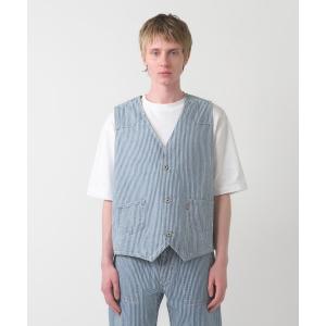 Levi's デニムベスト Levi's デニムベスト 4rd 刻印350 70505-0217 38Size カットオフ