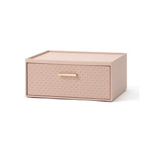 収納 エンボス スタッキングドロワー S ピンク｜ZOZOTOWN Yahoo!店