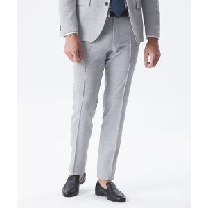 スラックス 「セットアップ対応」ミックスリネンジャージーパンツ メンズ