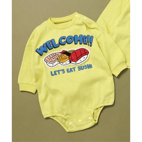 ベビー服 ロンパース 「リンク」ユニークサガラワッペンボディオール