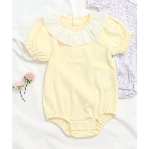 ベビー服 ロンパース 衿フリルボディースーツの商品画像