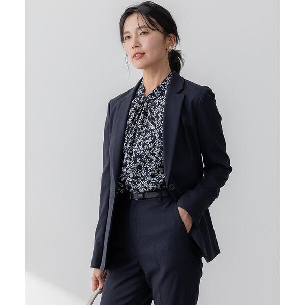 ジャケット テーラードジャケット 「セットアップ対応/防シワ性/洗える」アイアスマットストレッチ テ...