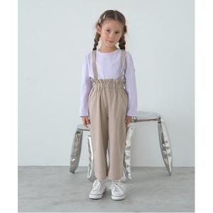 パンツ 取り外せるサスペンダー付きリラックスパン...の商品画像