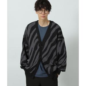 WESTSEA（ウエストシー） カーディガン ビッグシルエット 多色柄 古着