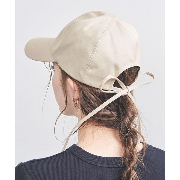 キャップ 帽子 uvカット 紫外線カット レディース コットン バックリボン キャップ UV レディ...
