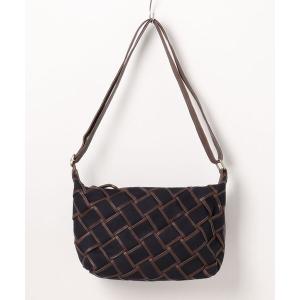 COOTIE◇23SS/LEATHER C-STORE BAG/バッグ/レザー/BLK