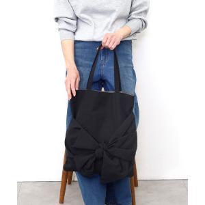 トートバッグ ボリュームリボントートバッグ／Ａ４対応 レディース