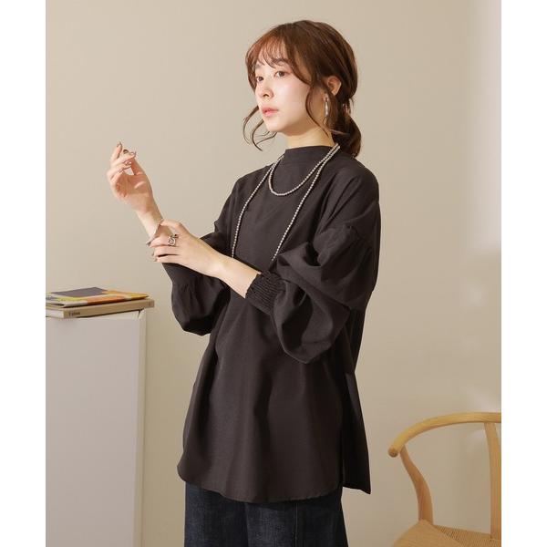 ブラウス シャツ 2way volume sleeve blouse /2way バックボタン ボリ...