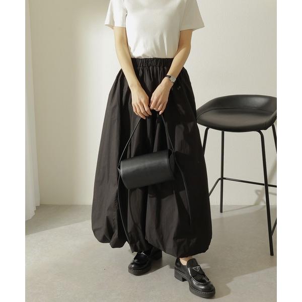 スカート balloon volume long skirt /ギャザー ボリューム バルーン ロン...