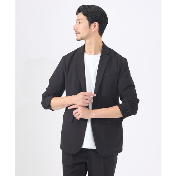 ジャケット テーラードジャケット 「セットアップ対応」シルキータッチ ウォッシャブル ジャケット メ...