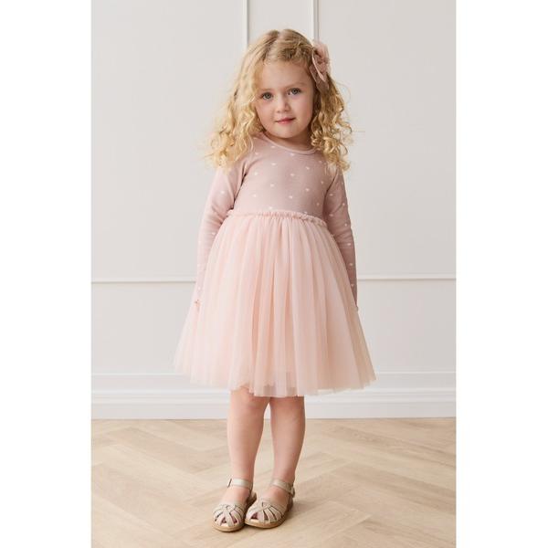 ワンピース チュールワンピースPetite Heart Old Rose キッズ 子供服 女の子