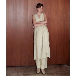 ワンピース バックサテンジレワンピース