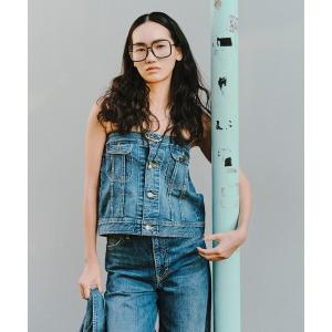 「セットアップ対応」「styling/×LEE」デニムビスチェ レディース
