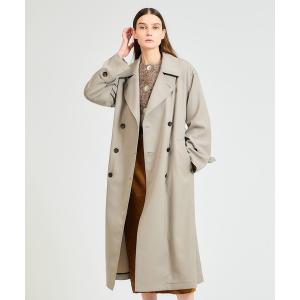 トレンチコート コート ESTNATION / ソモウウール トレンチコート レディース
