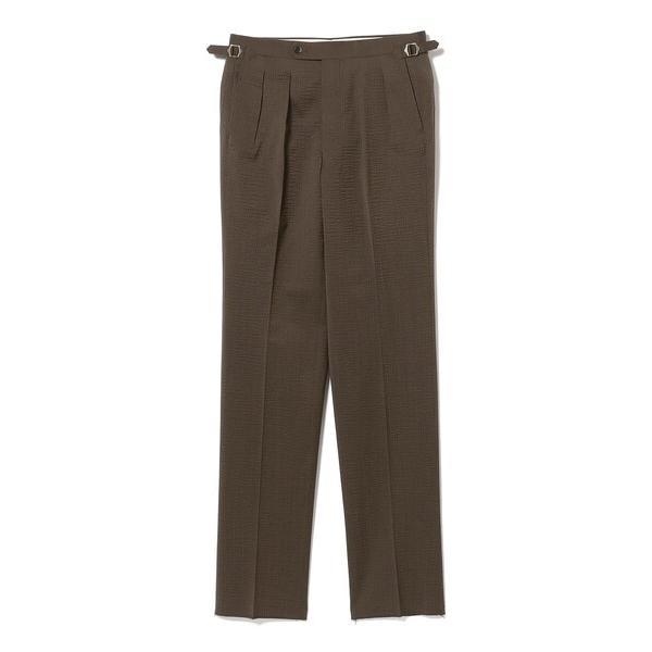 スラックス 「別注」EMINENTO by H .Osaku / ミックスファブリック シアサッカー...