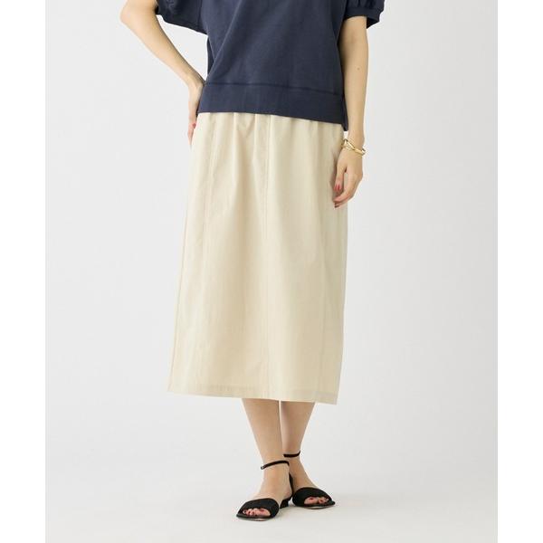 スカート マルーデコットン ドローコードギャザータイトスカート「セットアップ対応」