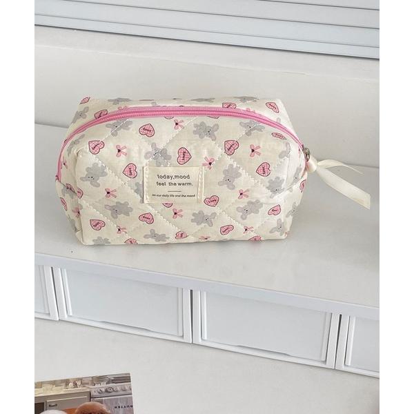 ポーチ アニマル総柄コスメポーチ レディース