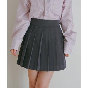 スカート プリーツミニスカート