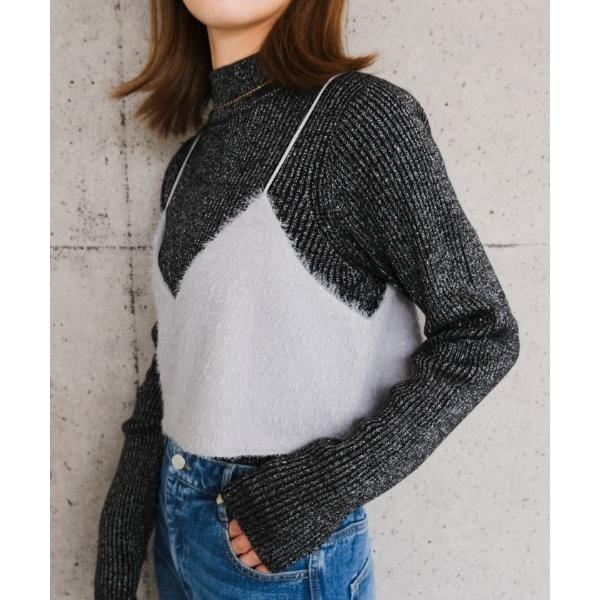 前後2wayグリッターラメビスチェ レディース