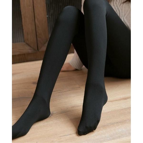 インナーシャツ 肌着 裏ベロアタイツ レディース