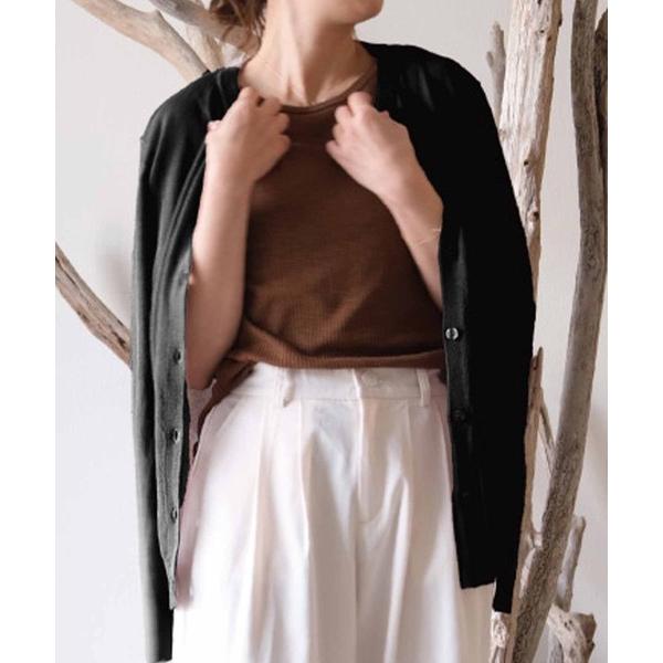 カーディガン シアーカーディガン レディース