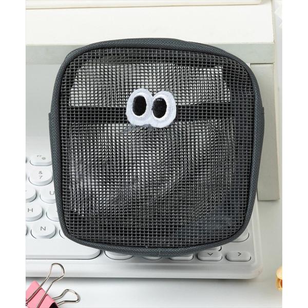 ポーチ (SB)カートゥーン アイズ メッシュ ポーチ「ワッペン」 レディース メンズ