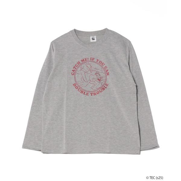 tシャツ 「公式」トムとジェリー　天竺長袖Ｔシャツ レディース