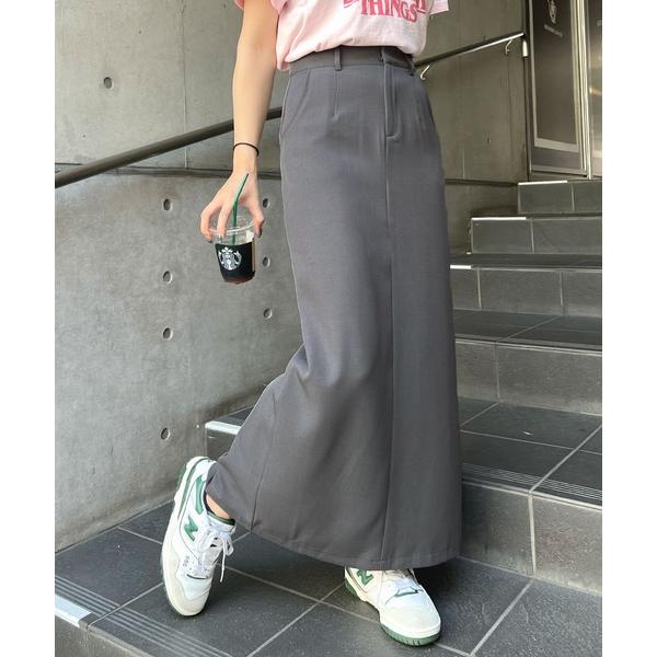 スカート スラックスロングスカート