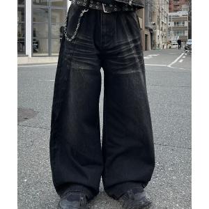 Chikashitsu+（チカシツプラス） スラックス 「Chikashitsu +」stripe