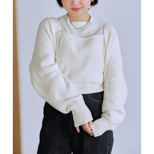 ニット セーター モールキャミボレロセット 「低身長・小柄女性」 レディース
