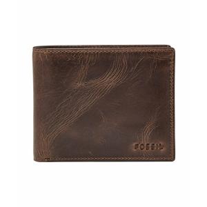 財布 フォッシル 二つ折り財布 メンズ レザー ブラウン  ML3771201 メンズ