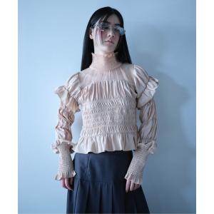 RUMCHE ベスト ジレ RUMCHE(ラムシェ) Flower Bond Yarn Harness