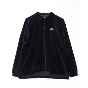 シャツ 「White Mountaineering」ホワイトマウンテニアリング WM×UMBRO VELOUR POLO SHIRT メンズ レディー