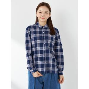 McGREGOR（マックレガー） ブラウス シャツ 甘撚り無地ネルチュニック