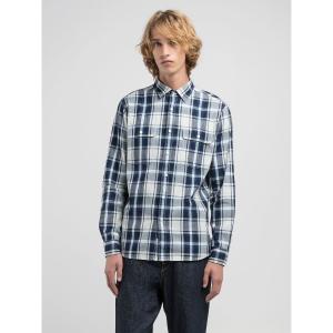 REPLAY（リプレイ） シャツ コットンフランネルチェックジップシャツ