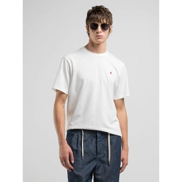 tシャツ Ｒロゴ ベーシックジャ−ジーコットンTシャツ メンズ