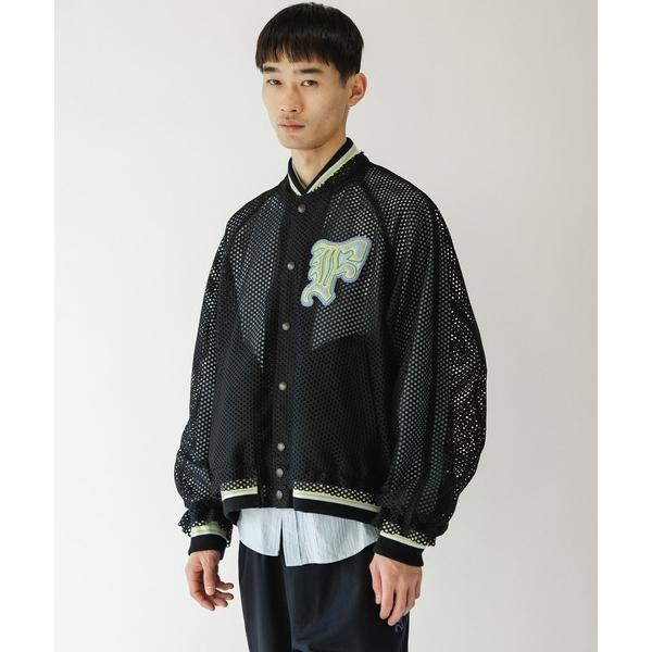 スタジャン FACETASM/ファセッタズム MESH STADIUN JACKET メッシュスタジ...