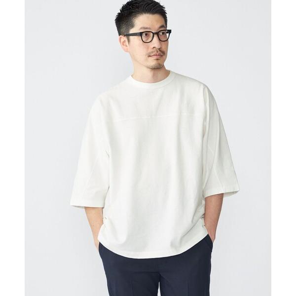 tシャツ SHIPS: フットボール Tシャツ（6分丈） メンズ