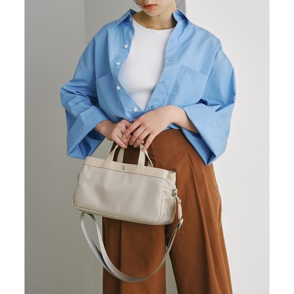 トートバッグ 「Breath TOPKAPI」防水ナイロン レザーコンビ ミニトート ショルダーバッ...