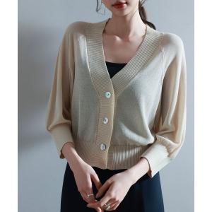 カーディガン 夏 「大人気」ラグランスリーブVネックカーディガン 万能 レディース