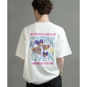 tシャツ 「Starting Over/スターティングオーバー」various logo designs T-shirt / デザインパッチ バックプリント刺繍 半袖 Tシャツ ピグメントTシャツ
