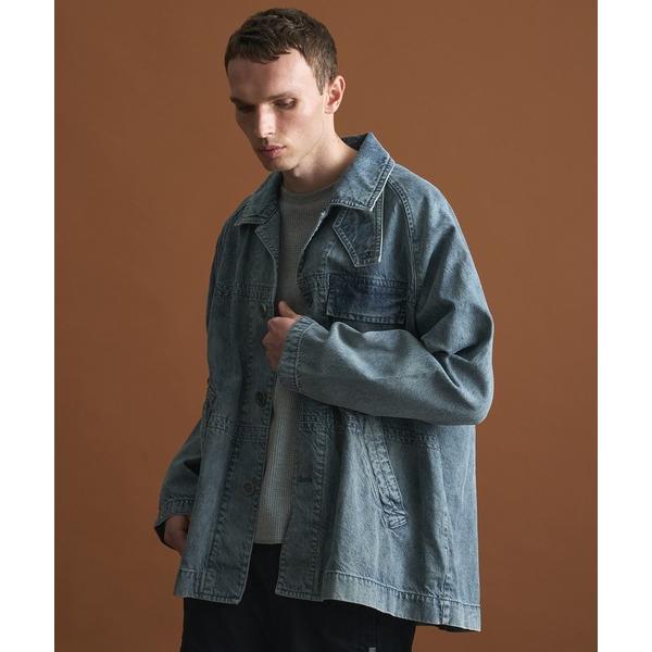 デニムジャケット gジャン PUBLIC DENIM ハイプカーコート メンズ