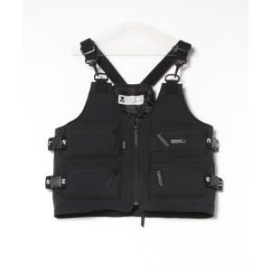 ベスト ジレ 「MAKAVELIC/マキャベリック」BUZZ VS01 UTILITY VEST / ベスト / トートバッグ メンズ