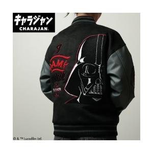 スタジャン 「 STAR WARS 」 キャラスタジャン ダークサイドレッド Ｌ 25S1 レディース メンズ