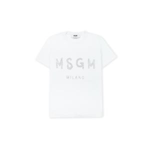 MSGM エムエスジーエム 新品 レディース 定番 ロゴTシャツ ターコイズ MSGM - MSGM エムエスジーエム 新品 レディース 定番 ロゴTシャツ